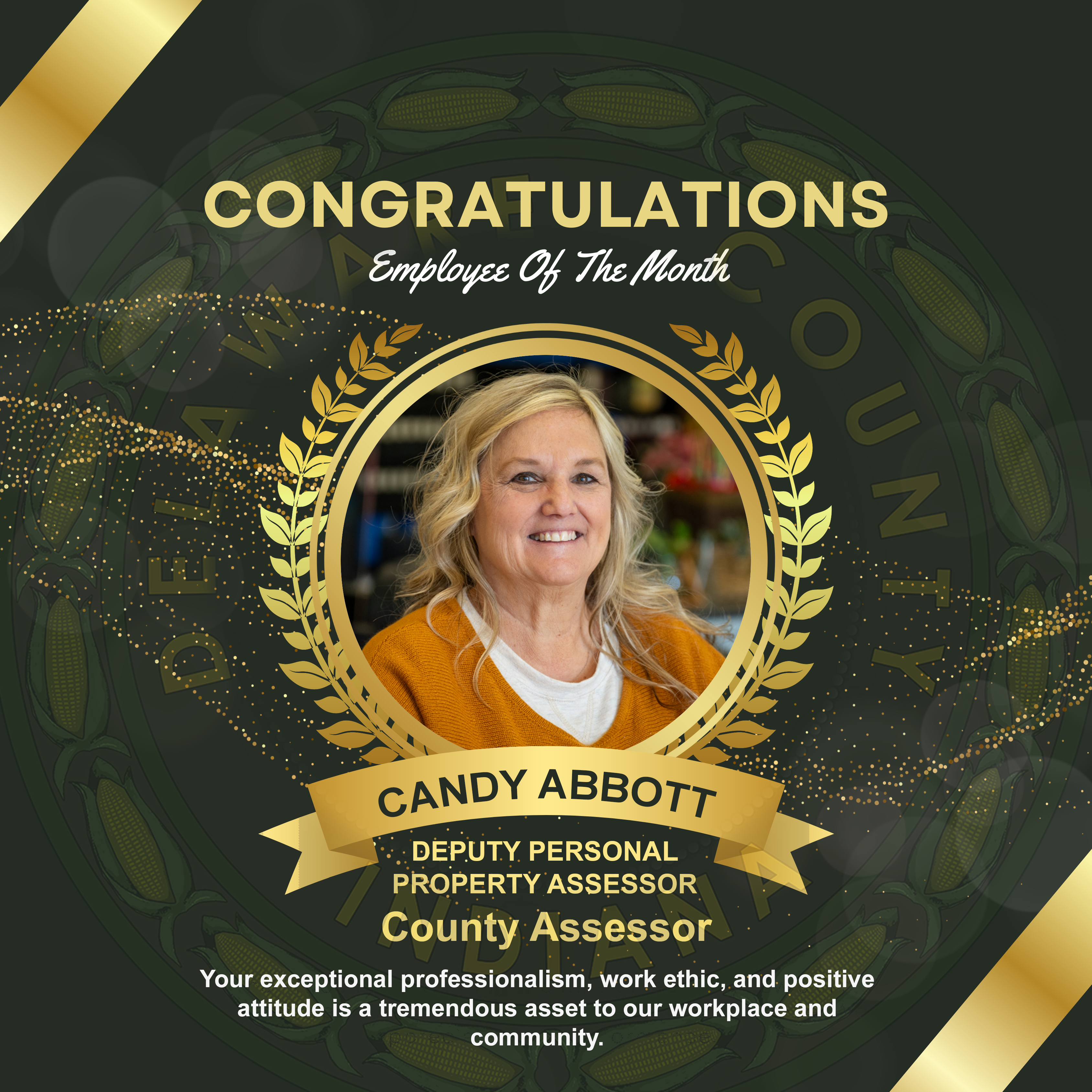 Feb2025 Employee of the Month Candy Abbott